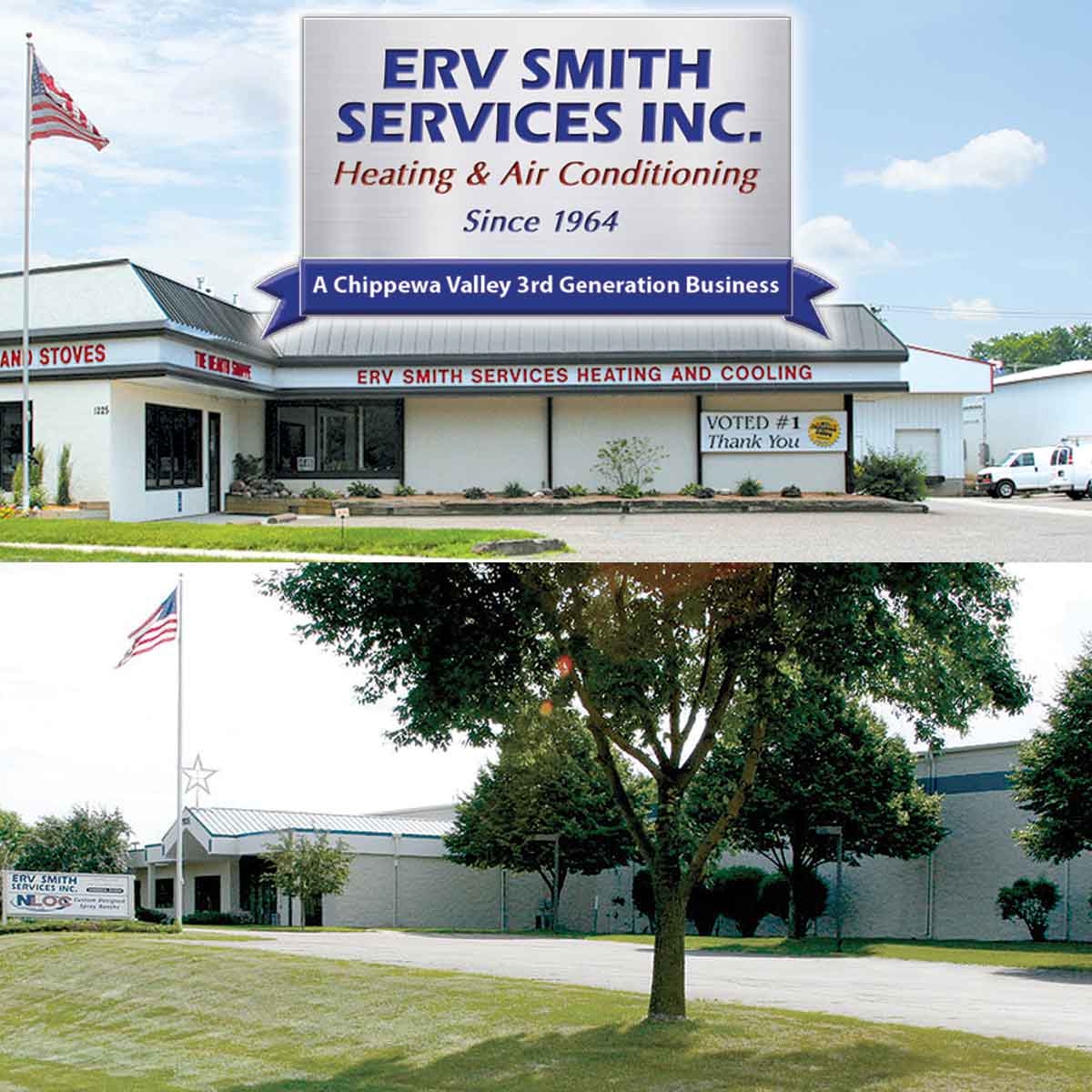 to Erv Smith Services, Eau Claire, WI. Your HVAC professionals